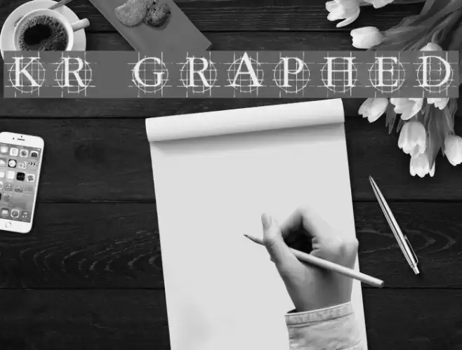 KR Graphed Font examples