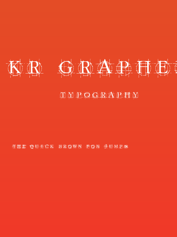 KR Graphed Poster