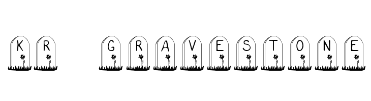 KR Gravestone  Frei Schriftart Herunterladen