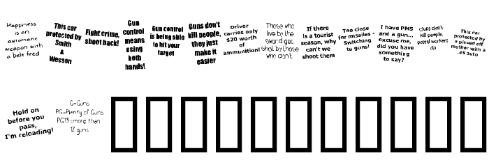KR Gunz Font OTHER CHARS