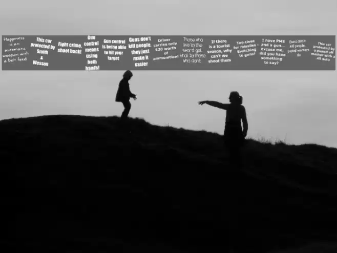 KR Gunz Font examples