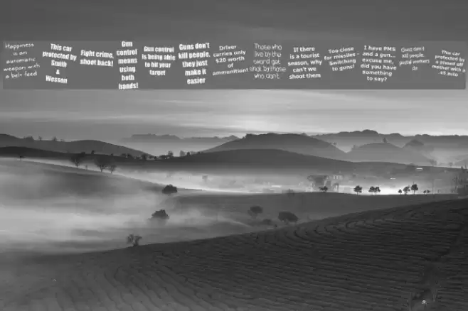 KR Gunz Font examples