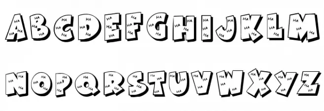 KR Ha Ha Font OTHER CHARS