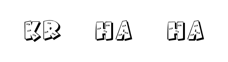 KR Ha Ha Font