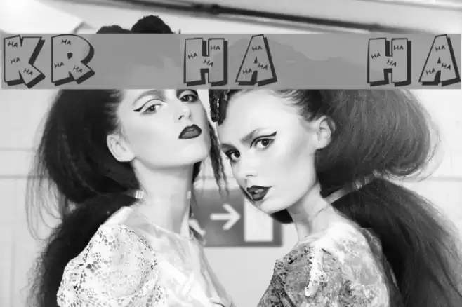 KR Ha Ha Font examples