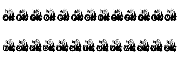 KR Halloween Brew Schriftart Anderer Schreiben