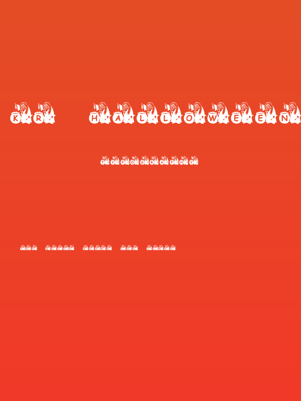 KR Halloween Brew Poster