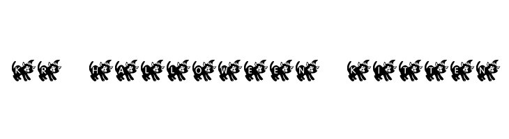 KR Halloween Kitten Font