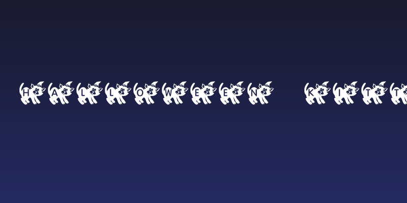 KR Halloween Kitten Social Header