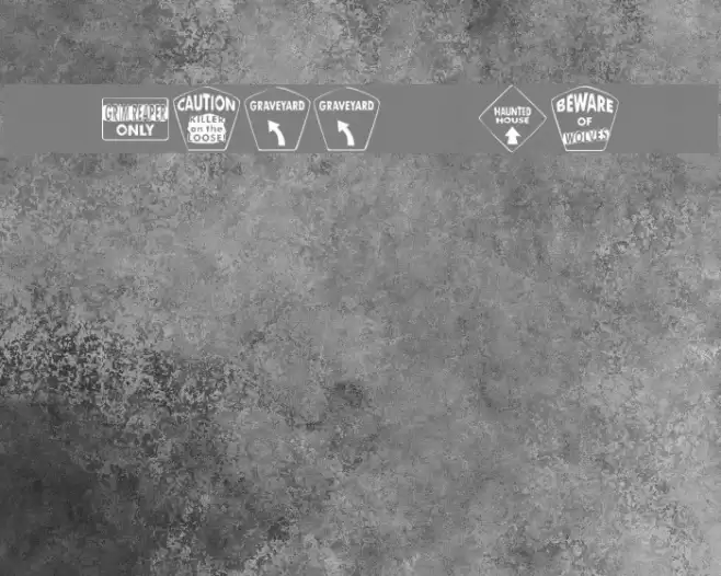 KR Halloween Signs Two Font examples