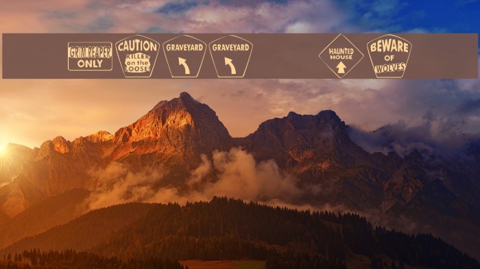 KR Halloween Signs Two Example 3