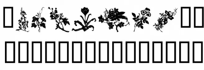 KR Happy Birthday Julie Font OTHER CHARS