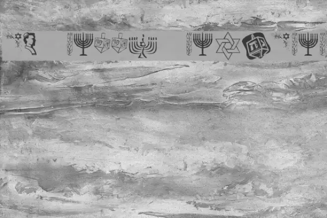 KR Happy Hanukhah Font examples
