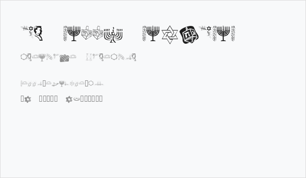 KR Happy Hanukhah Business Card