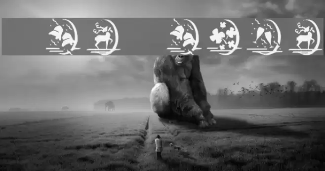 KR Happy Holidays Font examples