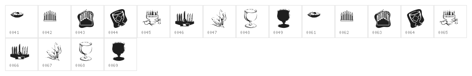 KR Happy Kwanza Character Map