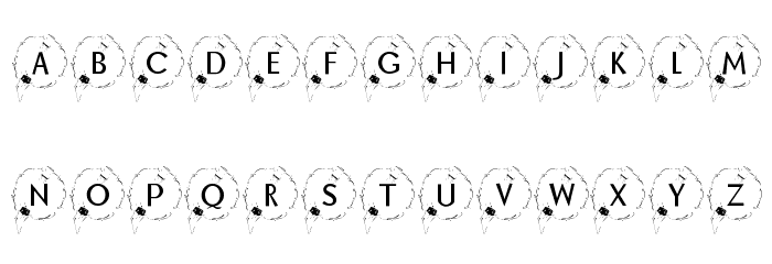 KR Happy New Year 2002 Font OTHER CHARS