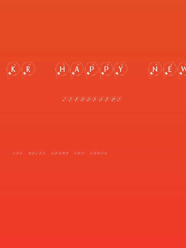 KR Happy New Year 2002 Poster