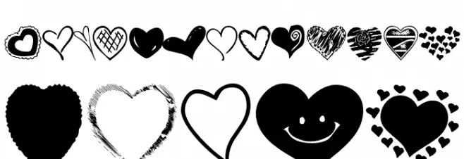 KR Heartalicious Fonte MAIÚSCULAS