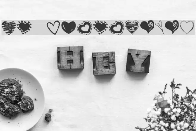 KR Heartalicious Font examples
