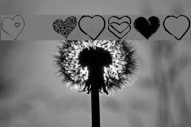 KR Heartfelt Font examples