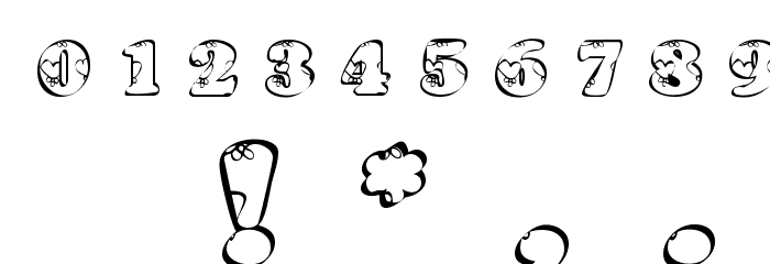 KR Heartfilled Font OTHER CHARS
