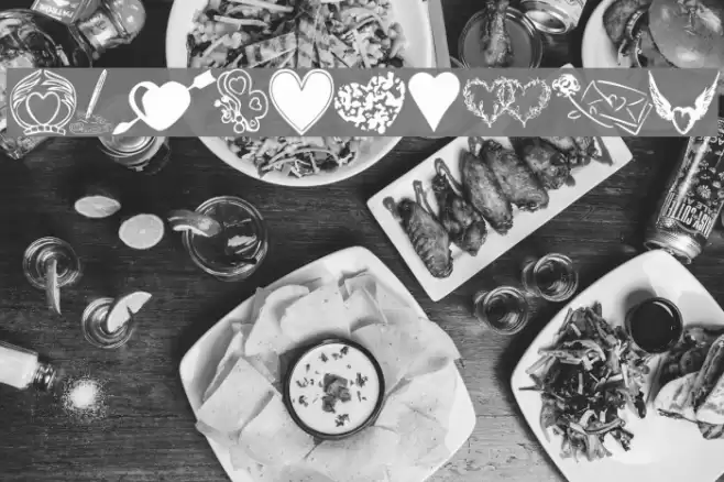 KR Heartily Font examples