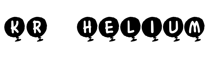 KR Helium Font