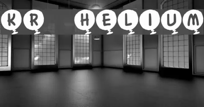 KR Helium Font examples