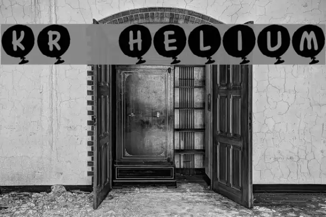 KR Helium Font examples