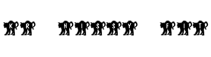 KR Hissy Fit Font