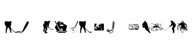 KR Hockey Dings  Free Fonts Download