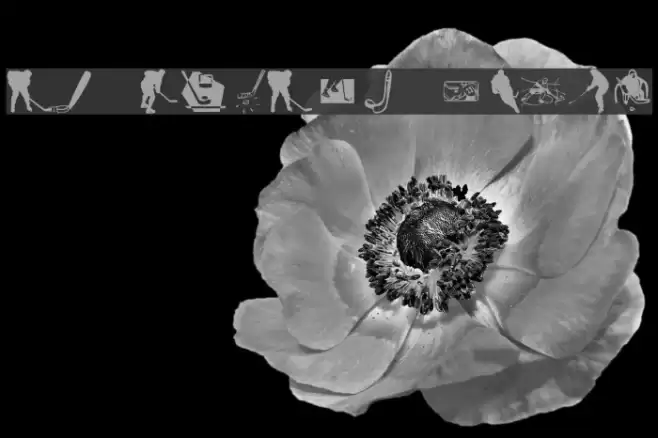 KR Hockey Dings Font examples