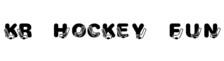 KR Hockey Fun  フリーフォントのダウンロード