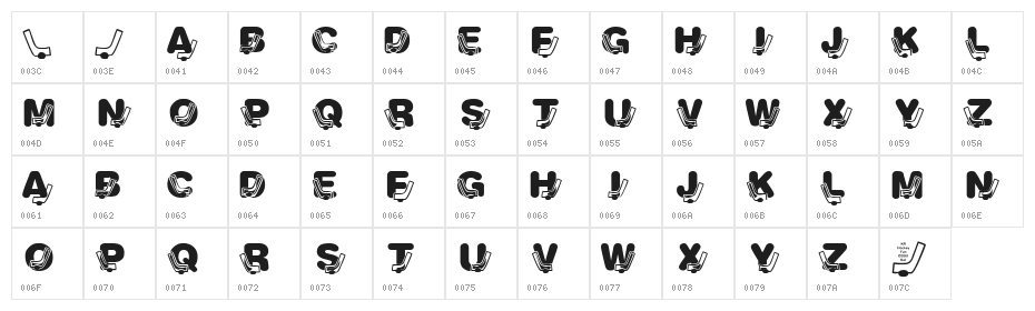 KR Hockey Fun Character Map