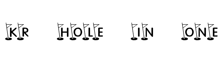 KR Hole In One!  नि: शुल्क फ़ॉन्ट्स डाउनलोड
