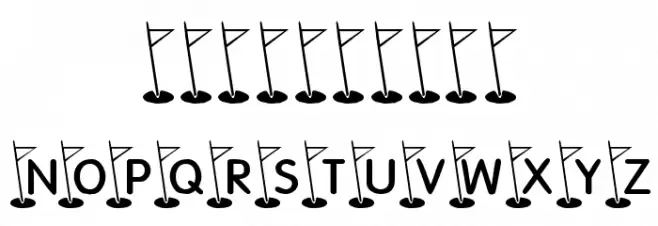 KR Hole In One! Font OTHER CHARS