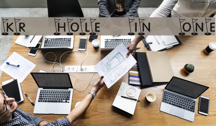 KR Hole In One! Font examples