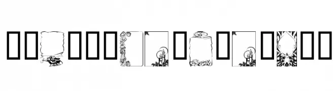 KR Holiday Frames 1  नि: शुल्क फ़ॉन्ट्स डाउनलोड