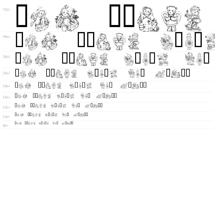 KR Holiday Teddies Two Waterfall