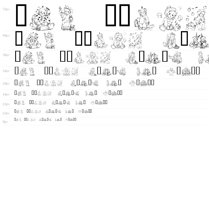 KR Holiday Teddies Waterfall