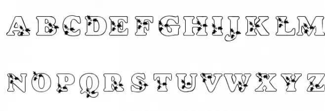 KR Holly Font LOWERCASE