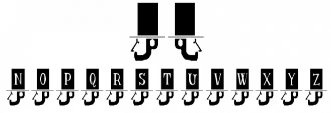 KR Honest Abe Font OTHER CHARS