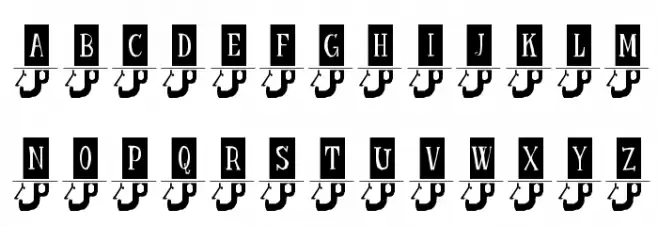 KR Honest Abe Font UPPERCASE