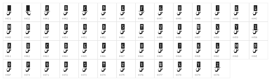 KR Honest Abe Character Map