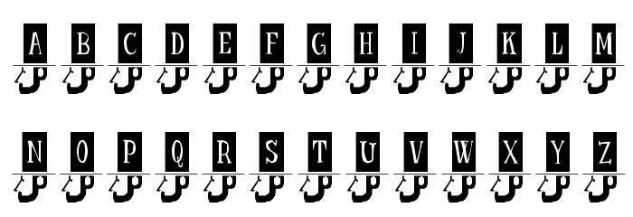 KR Honest Abe Font LOWERCASE