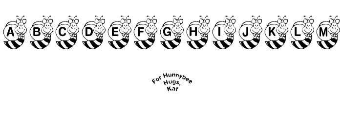 KR Hunnybee Font OTHER CHARS