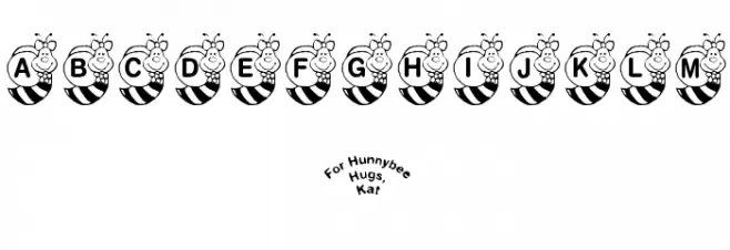KR Hunnybee Шрифта ДРУГИЕ символов