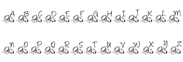 KR I Do! Font LOWERCASE