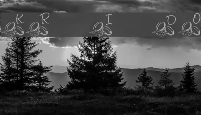 KR I Do! Font examples